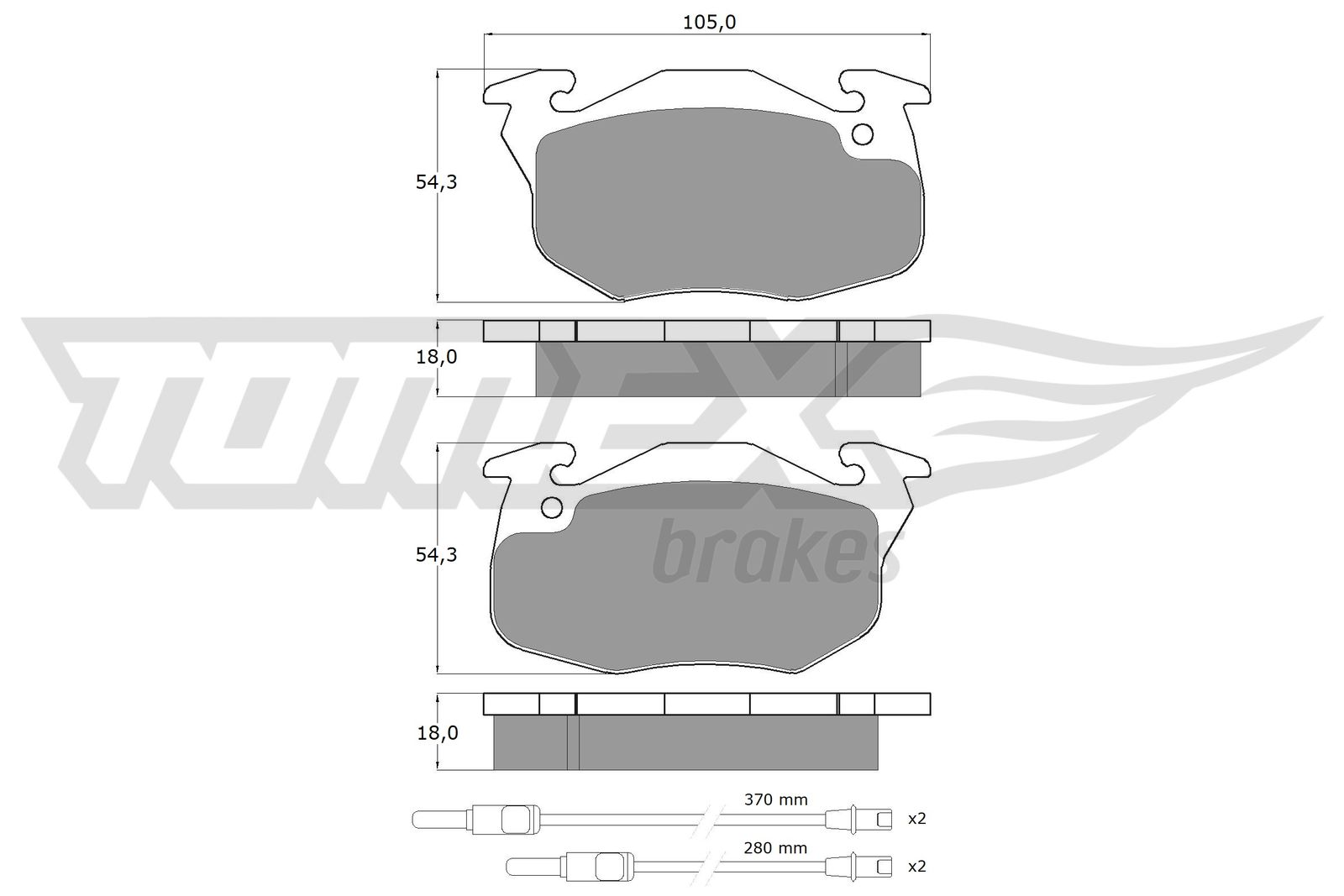 TOMEX Brakes TX 10-341 Sada...